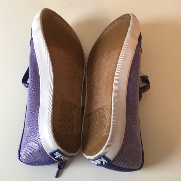 Sparkly Purple Keds Shoes - Picture 4 of 4